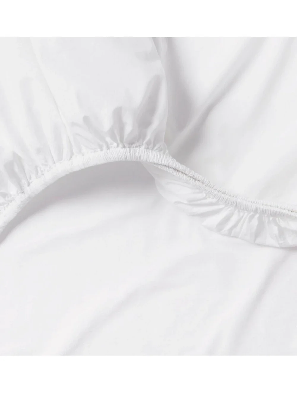 Full 250 Thread Count Organic Percale Sheet Set True White - Threshold™: GOTS Ce